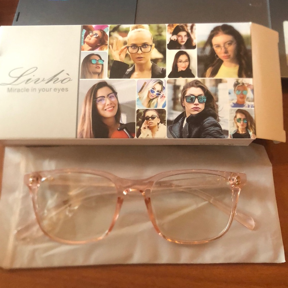 Light Pink Blue Light Glasses